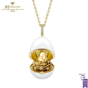 Fabergé №1 Enamel Egg Pendant - Image 1